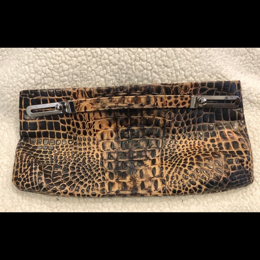 Due Fratelli 2 in 1 leather Handbag and clutch